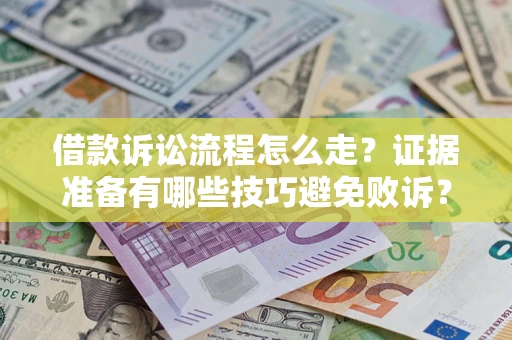 武汉借款诉讼流程怎么走？证据准备有哪些技巧避免败诉？